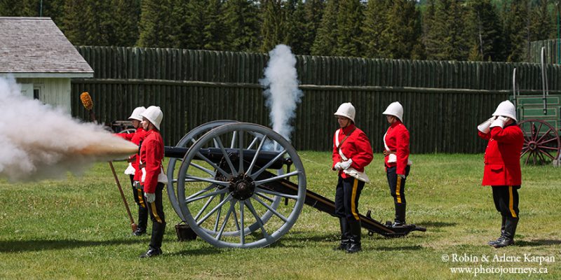 Firing gun Fort Walsh