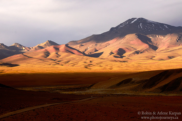 Desert trail, southern Bolivia.