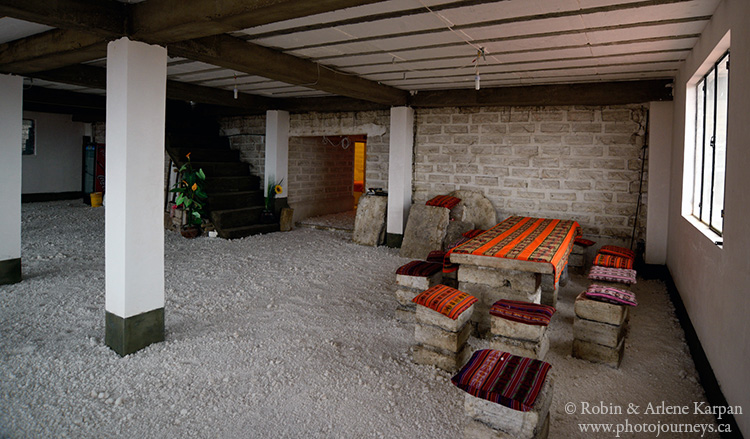 salt hotel near Uyuni, Bolivia