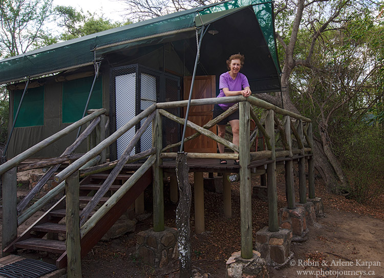 Our Safari tent, Kruger National Park