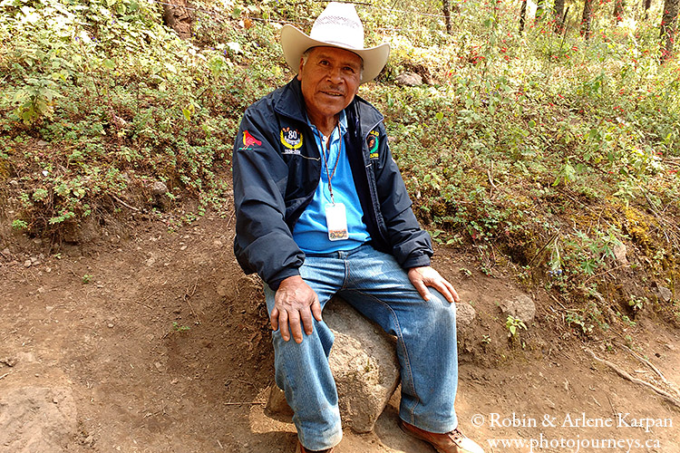 Filiberto, a guide at El Rosario, Monarch Butterfly Biosphere Reserve, Mexico.