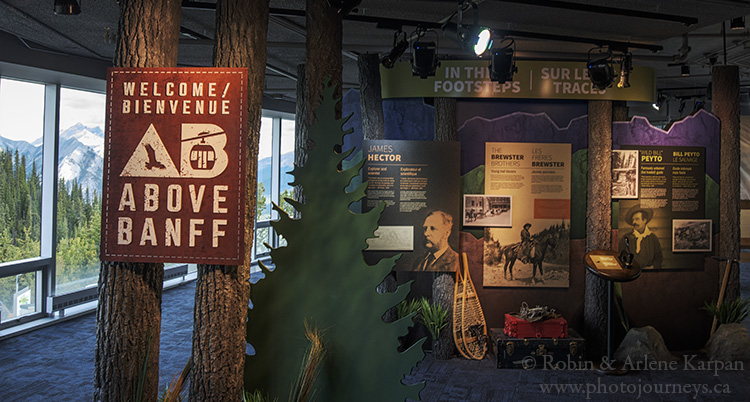 Interpretive Centre in Banff Gondola Upper Terminal.
