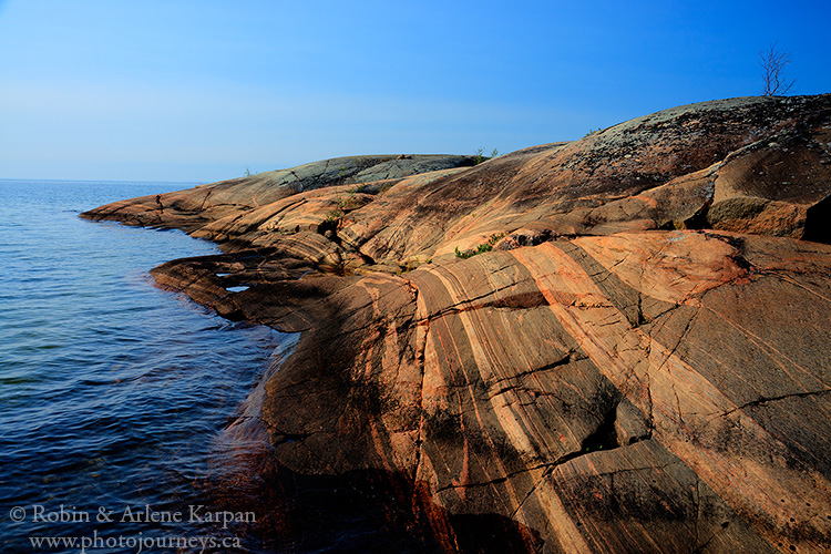 Rock, Oldman River, Lake Athabasca, Saskatchewan