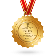 Travel photography blog logo