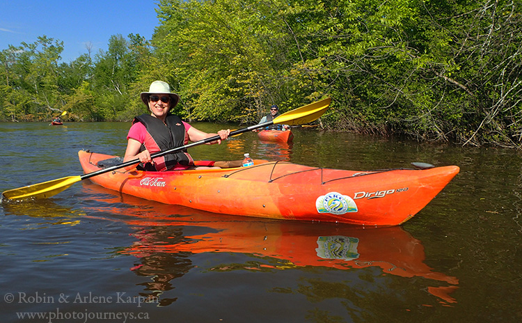 Kayaking in Parc de la Riviere-des-Milles-Iles, Laval, Quebec