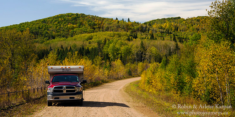 Ski hill road, Duck Mountain Provincial Park