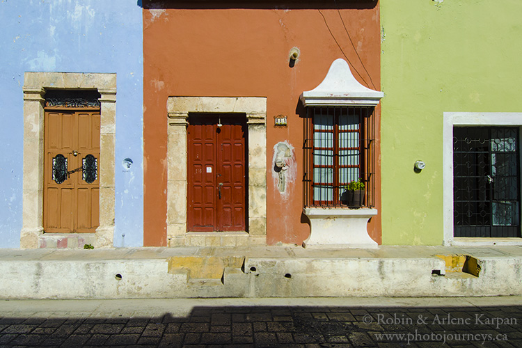 Colorful houses, Campeche