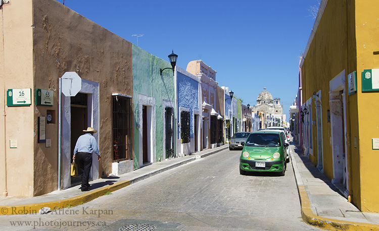 Streets in colonial Campeche