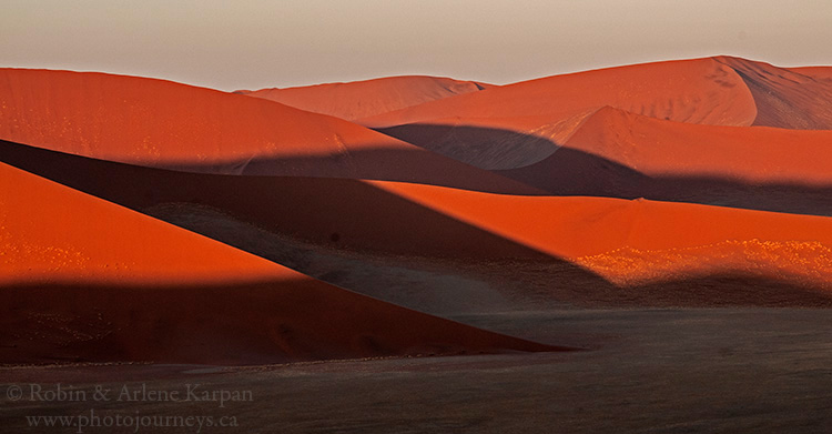 Sand dunes, Namibia