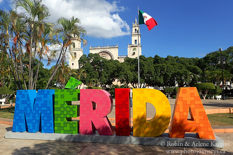 Plaza Grande in Merida, Mexico