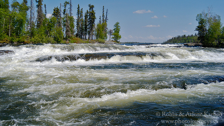 Robertson Falls, Churchill River, Saskatchewan