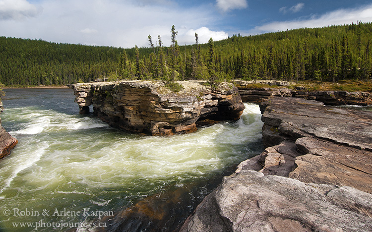 Manitou Falls, Fond du Lac River, Saskatchewan