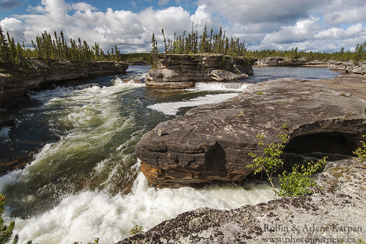 Manitou Falls, Fond du Lac River, Saskatchewan