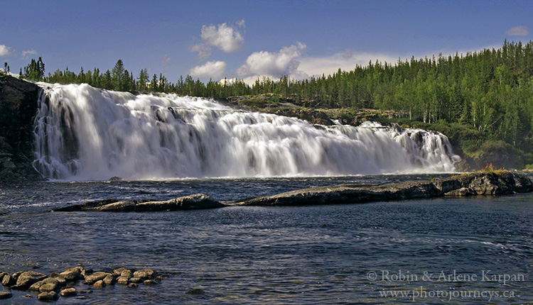 Hunt Falls, Grease River, Saskatchewan