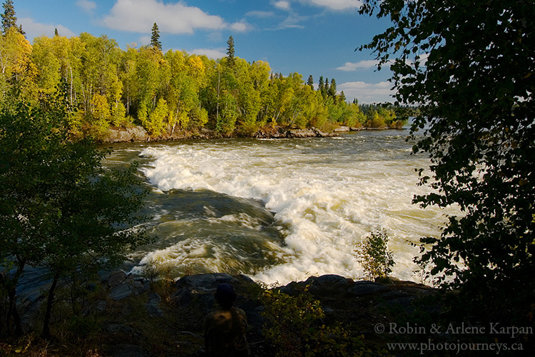 Sluice Falls, Churchill River, Saskatchewan