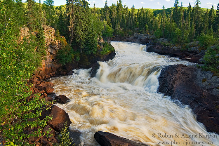 Smoothrock Falls, Clearwater River, Saskatchewan