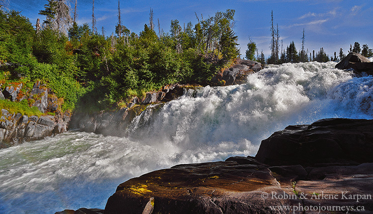 Nistowiak Falls, Rapid River, Saskatchewan